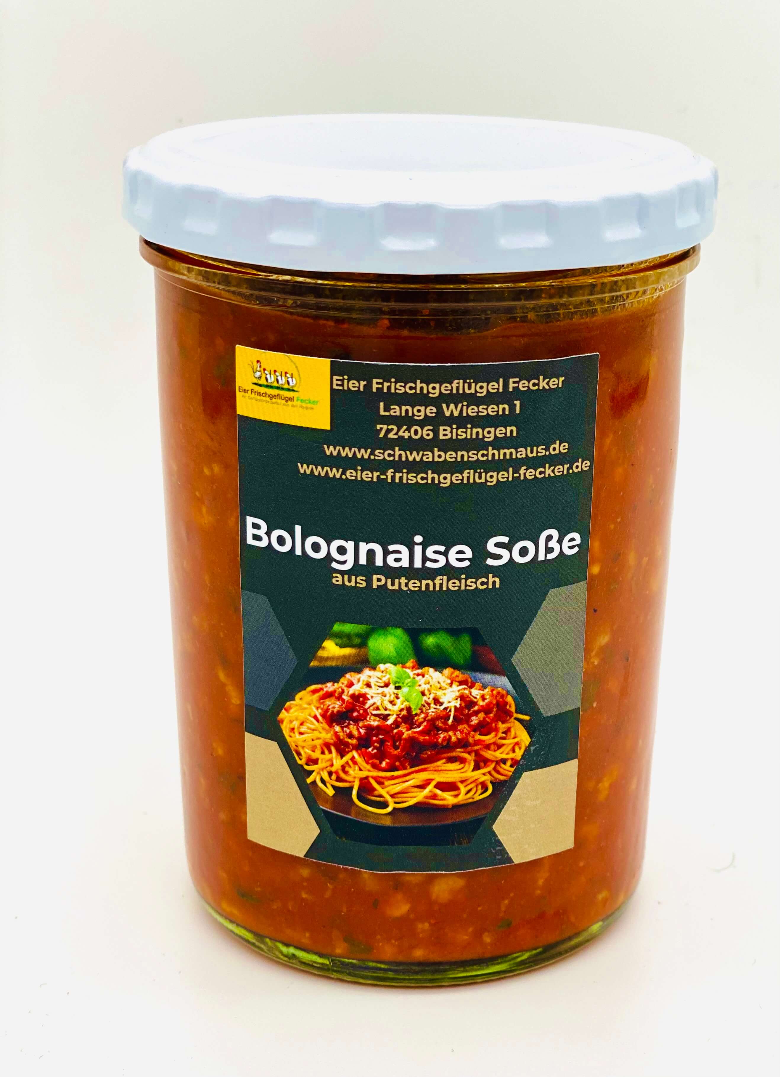 wie lange kann man fertige bolognese im kühlschrank aufbewahren Bolognese-Soße mit Putenfleisch – Schneller Genuss im Glas! – Fecker & Family Mein Hofmarkt