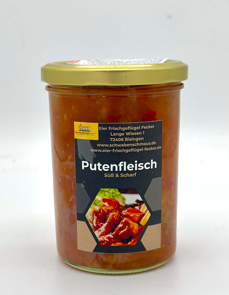 Putenfleisch Süß & Scharf – Genuss mit Kick im Glas! – Fecker & Family Mein Hofmarkt