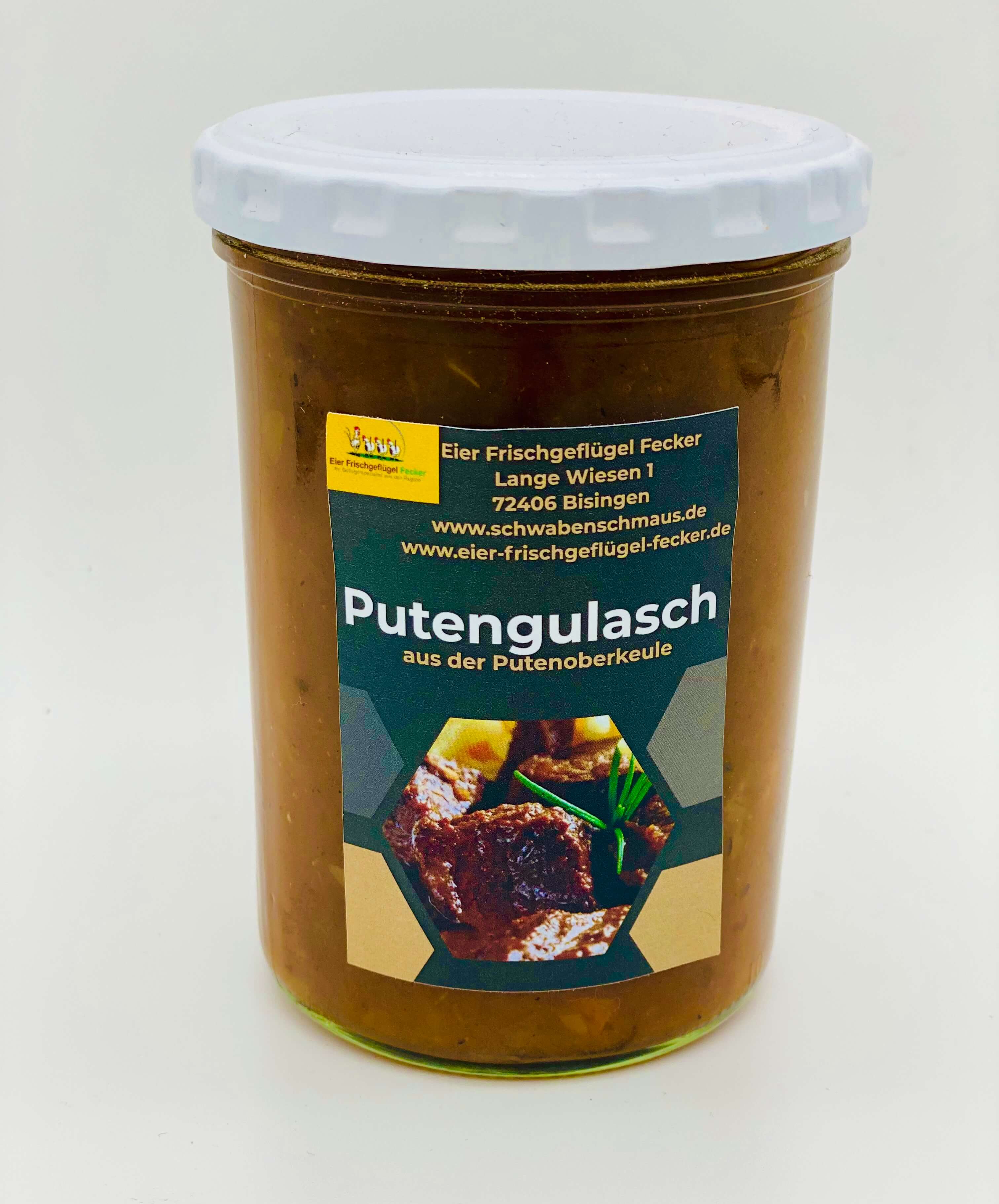 Puten Gulasch im Glas – Herzhaft und verzehrfertig! – Fecker & Family Mein Hofmarkt